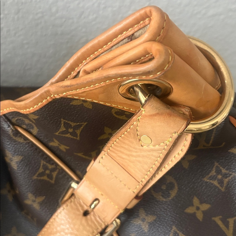 Louis Vuitton Tan and Brown Monogram Hobo Bag - Picture 3 of 12